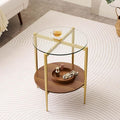 Round Modern End Table – Mid-Century Side Table