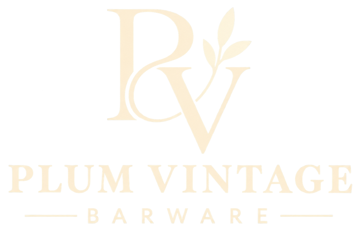 Plum Vintage Barware